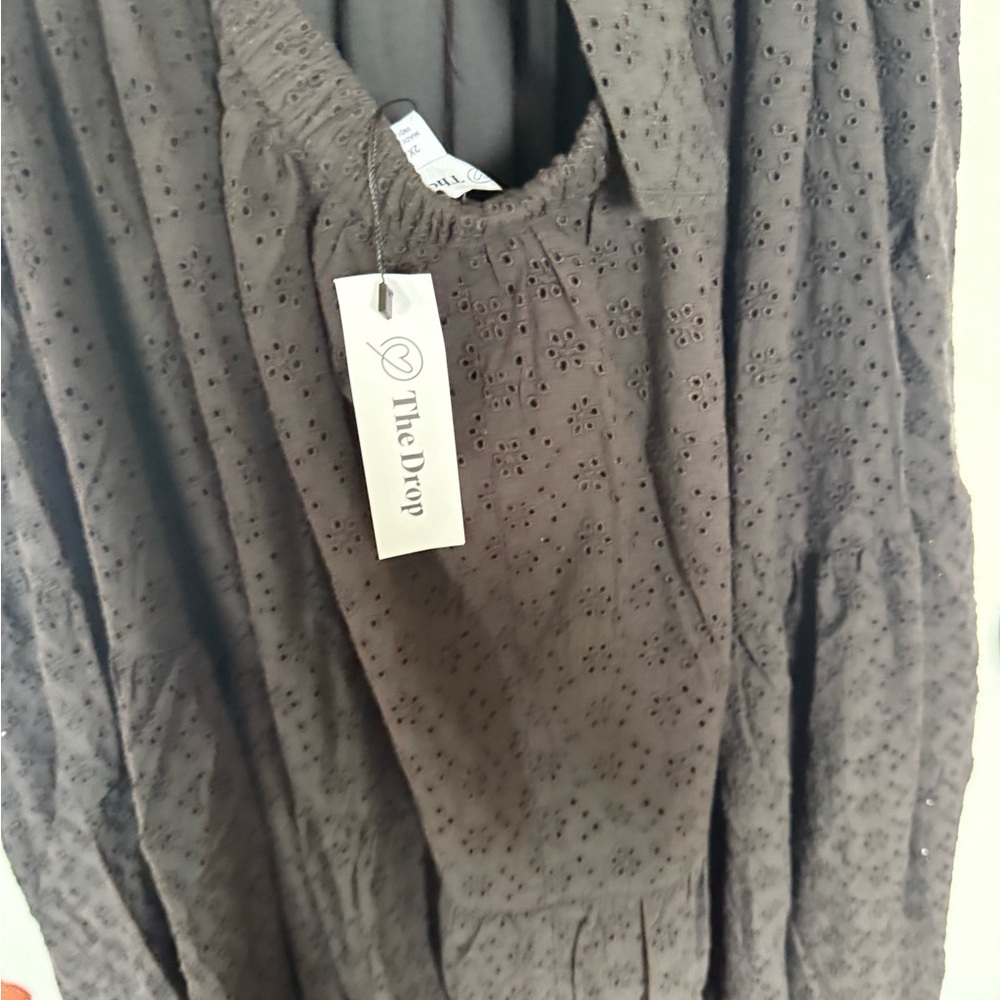 The Drop Women's Tulsi Ruffle-Sleeve Eyelet Maxi Dress 2XL- NWOT - Picture 11 of 13